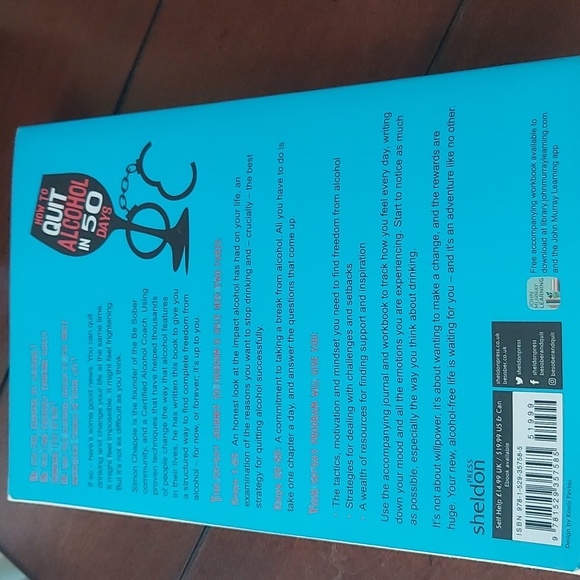 How To Quit Alcohol In 50 Days, Simon Chapple, Book - Picture 3 of 5